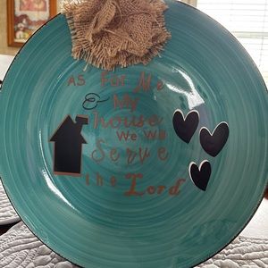 Decorative serve lord plate